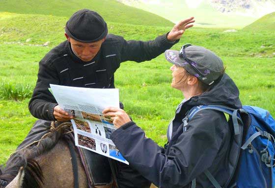Engaging a local herder (c) Melissa Shepstone